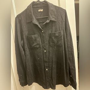 FAHERTY Legend Sweater Shirt Medium Black